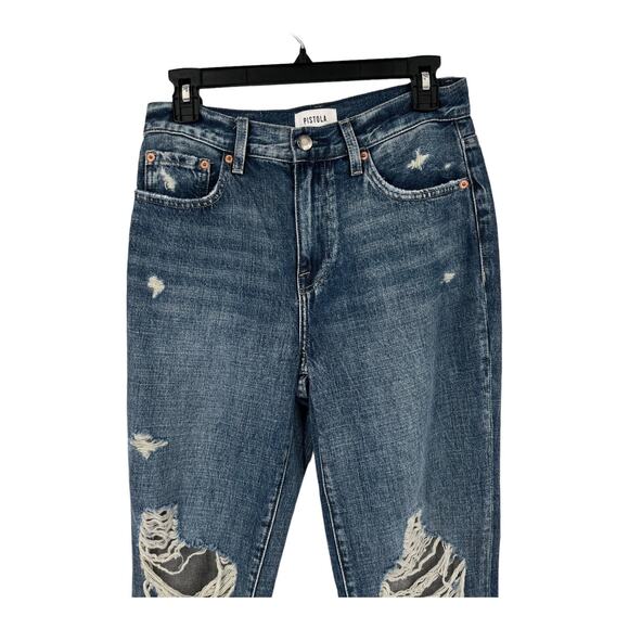 Pistola Jeans Presley high rise relaxed roller blue size 25 - Picture 3 of 9